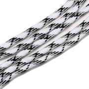 Faldskærmsline. Hvid - sort camo. 4 mm